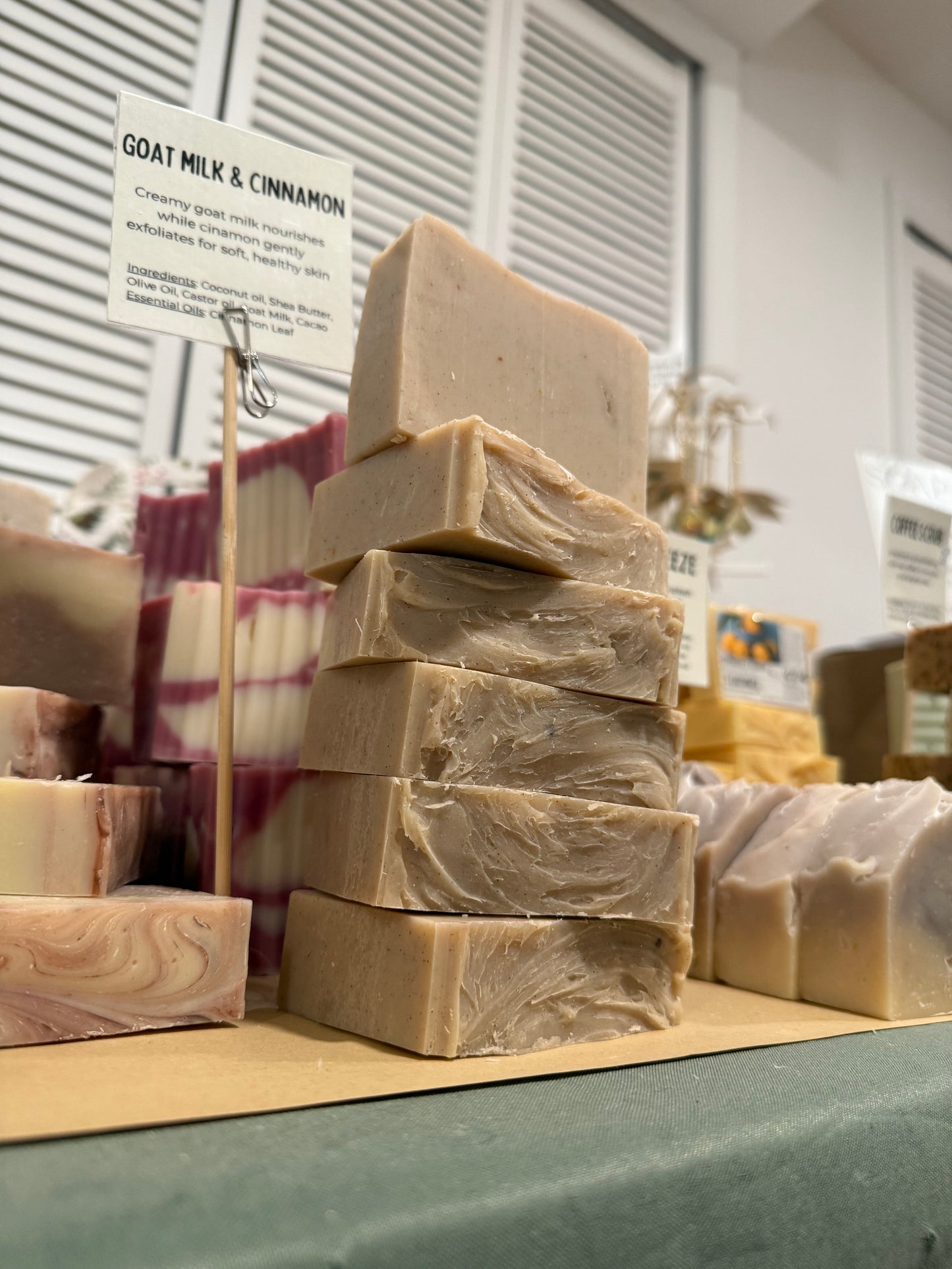 Goat Milk and Cinnamon Soap Bar