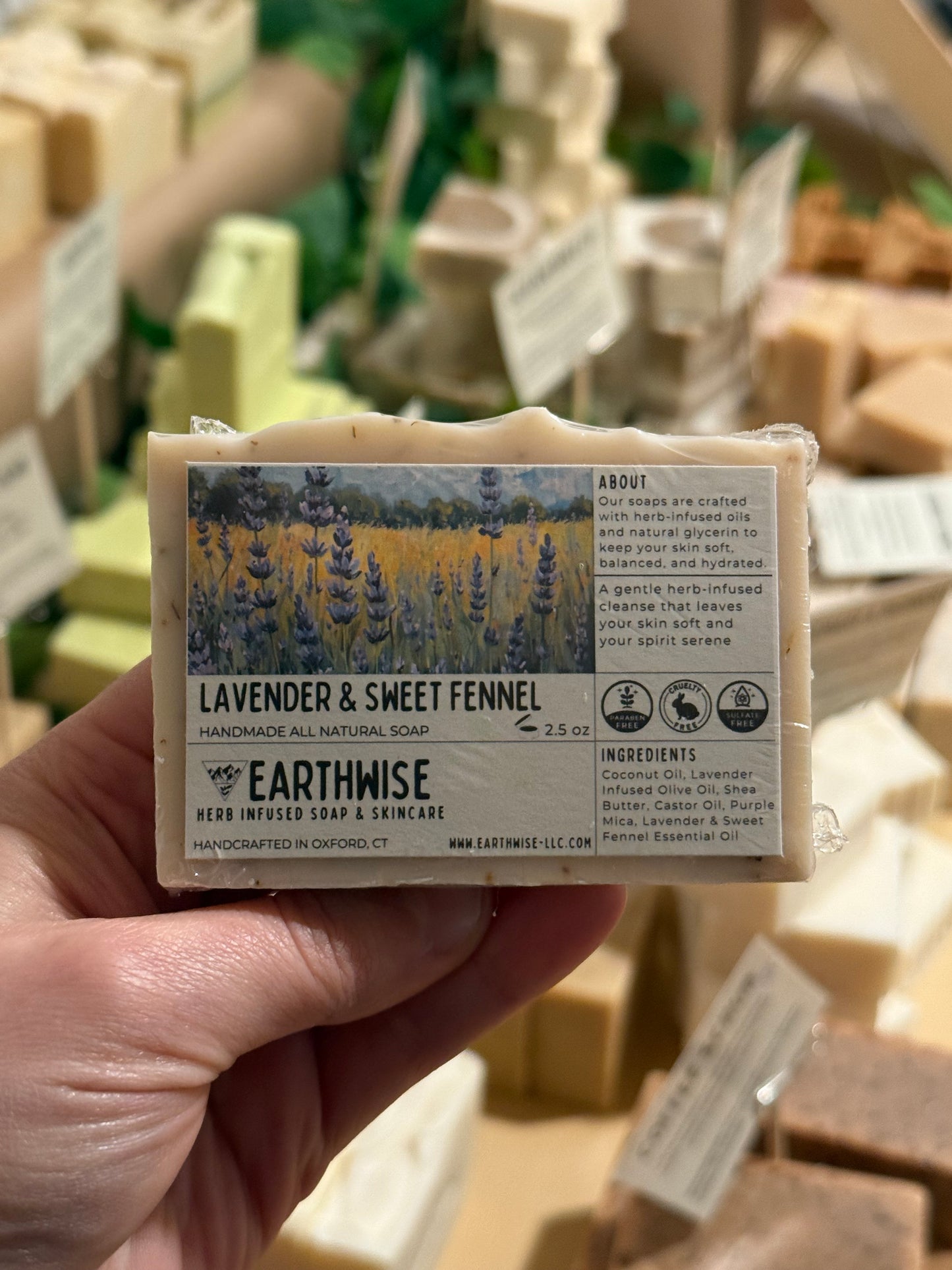 Lavender & Sweet Fennel Soap Bar