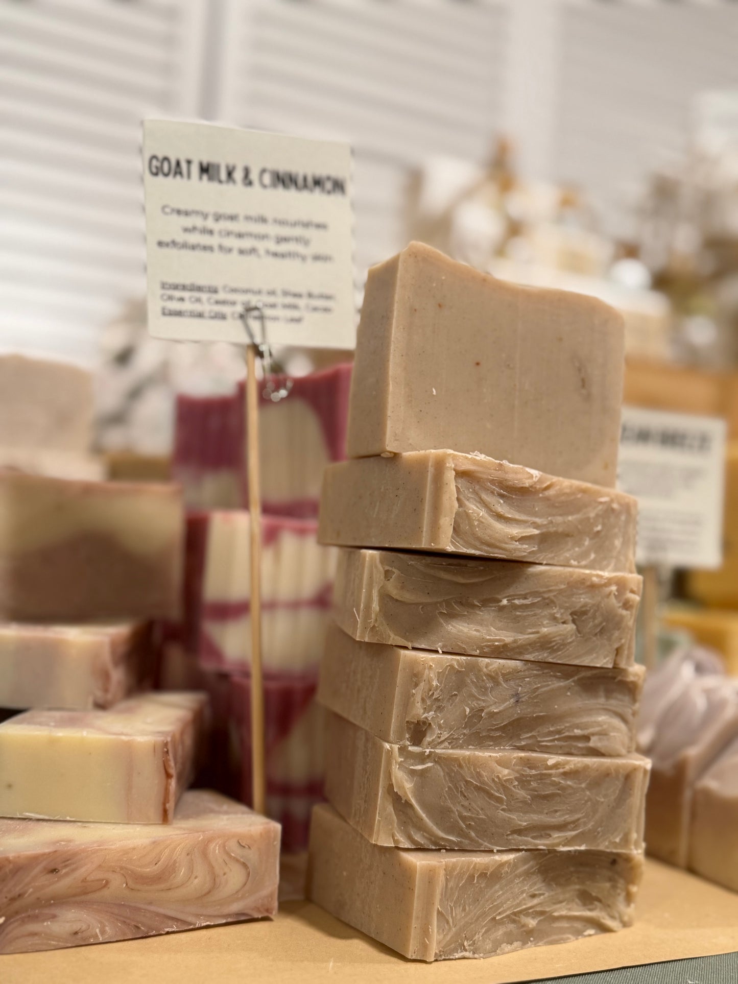 Goat Milk and Cinnamon Soap Bar