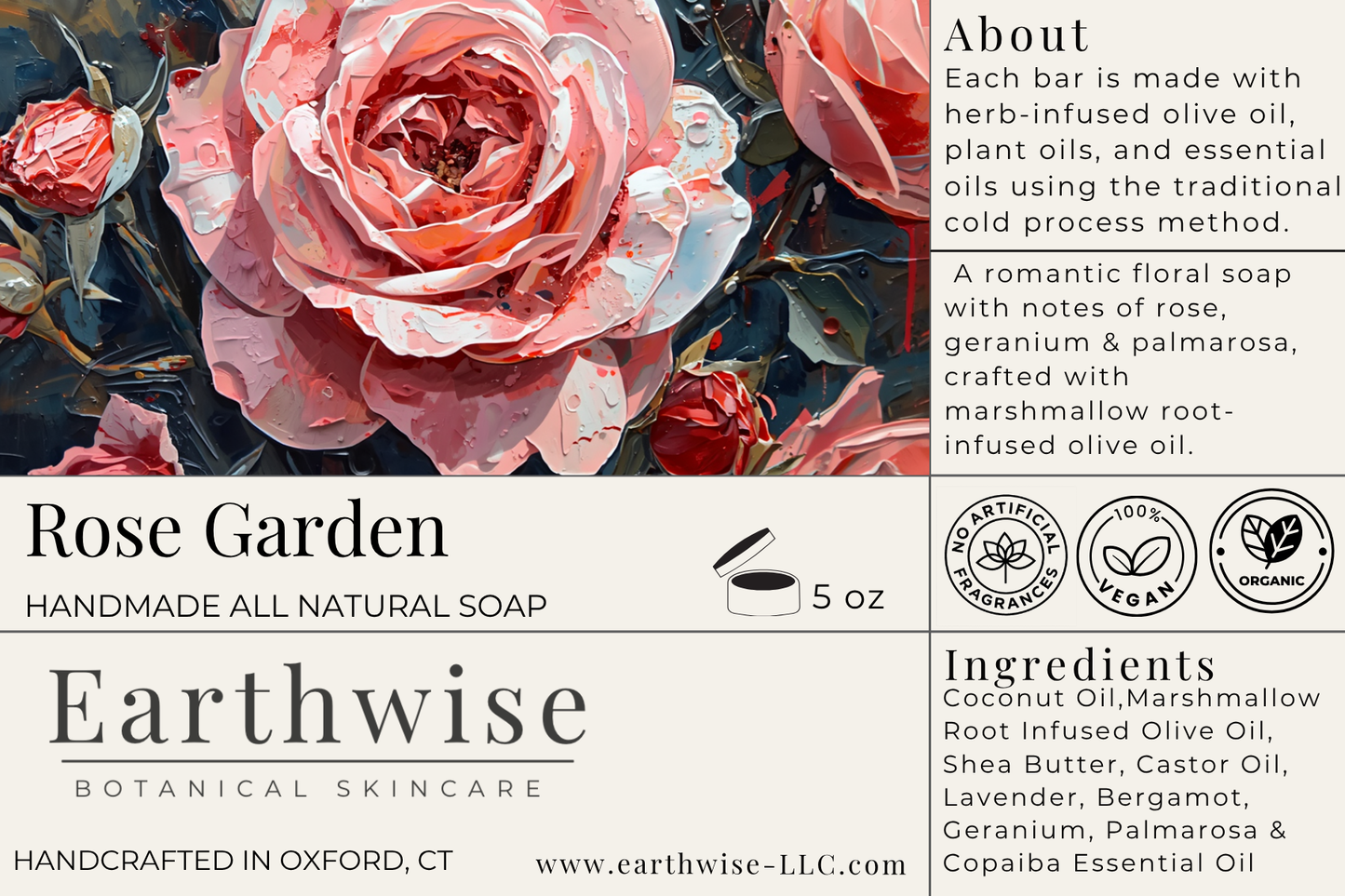 Rose Garden Soap Bar
