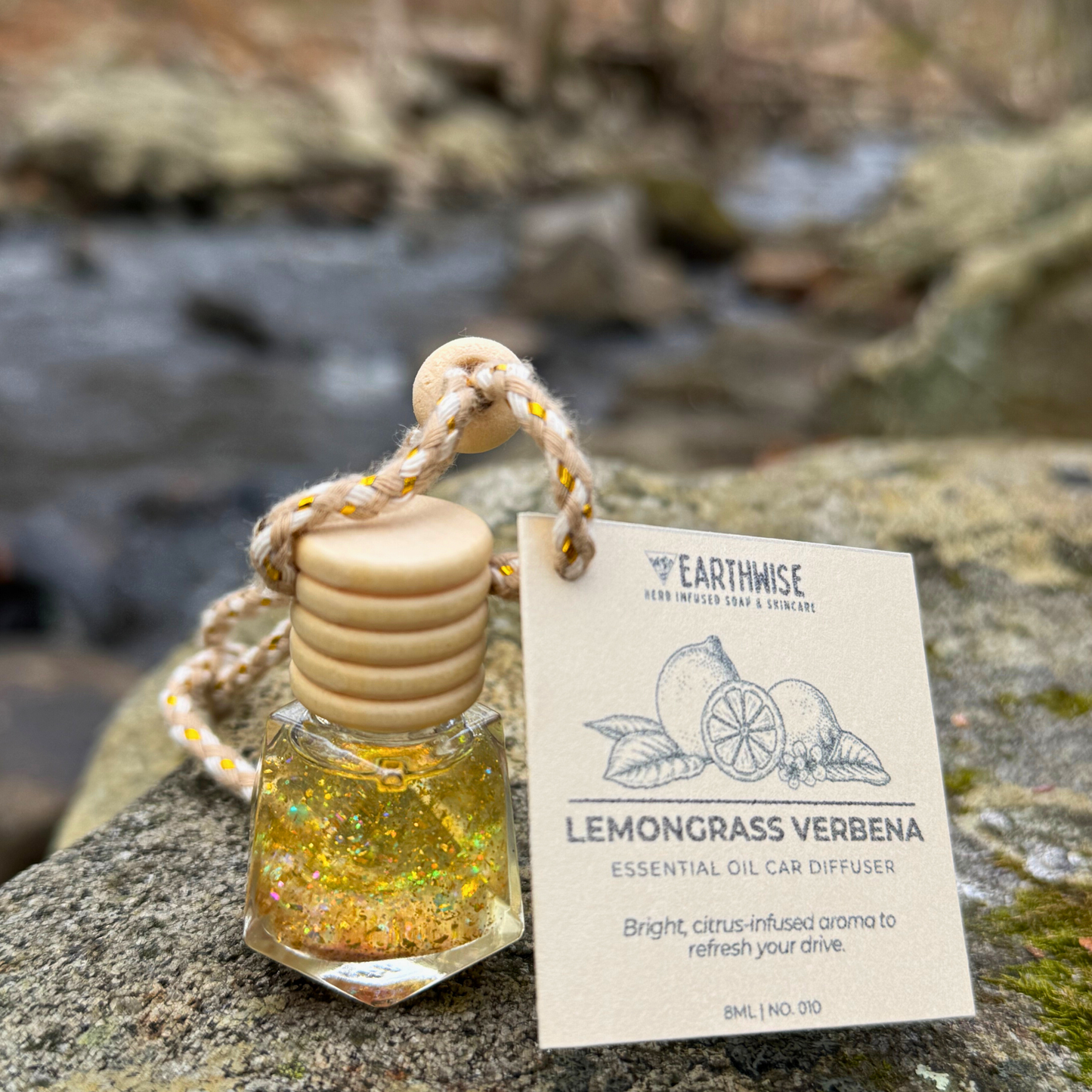 Lemongrass Verbena Essential Oil Car Diffuser