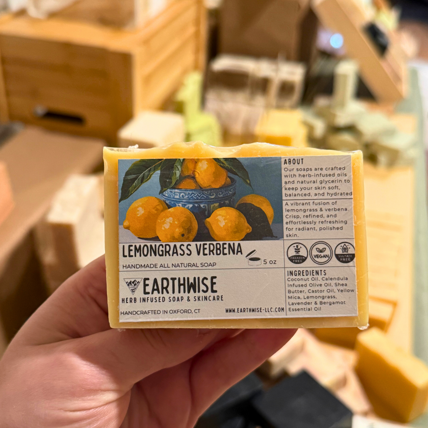 Lemongrass Verbena Mini Soap (Sample Size)