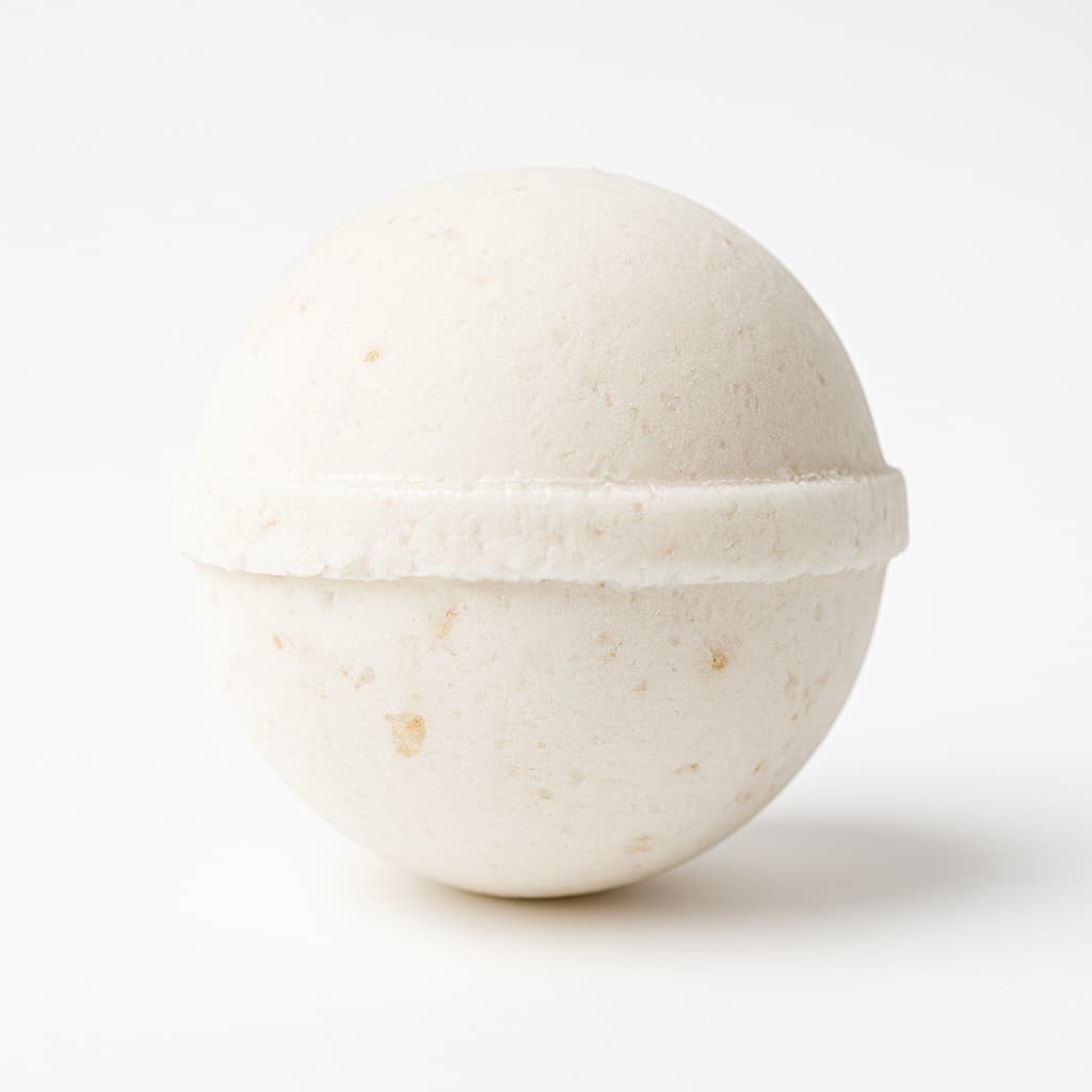 Oatmeal bathbomb made for sensitive skin