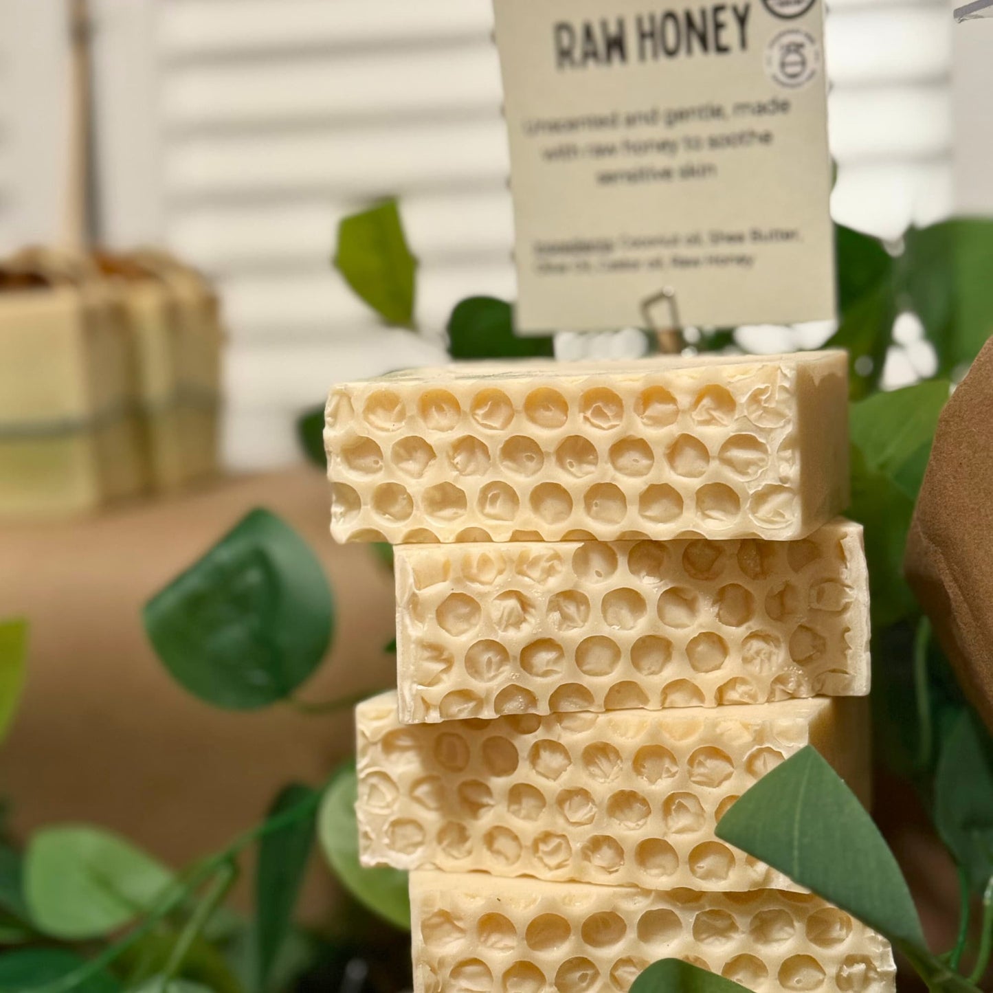 Natural soap bar made for sensitive skin